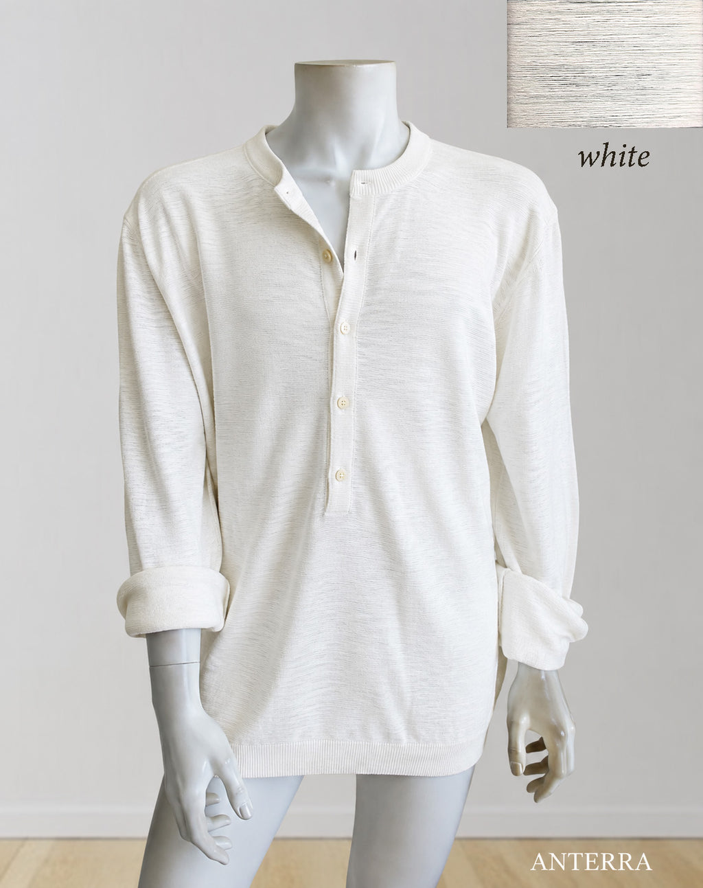 Maglia in Canapa 100% – Collo Coreano