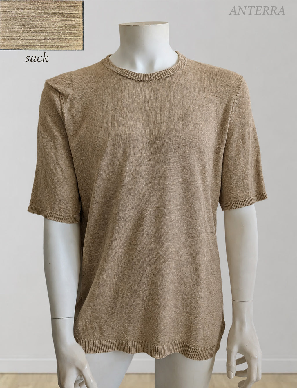 Herren T-Shirt aus 100 % Hanf – Oversize Fit