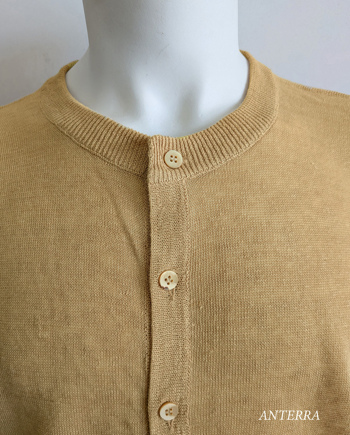 Maglia in Canapa 100% – Collo Coreano
