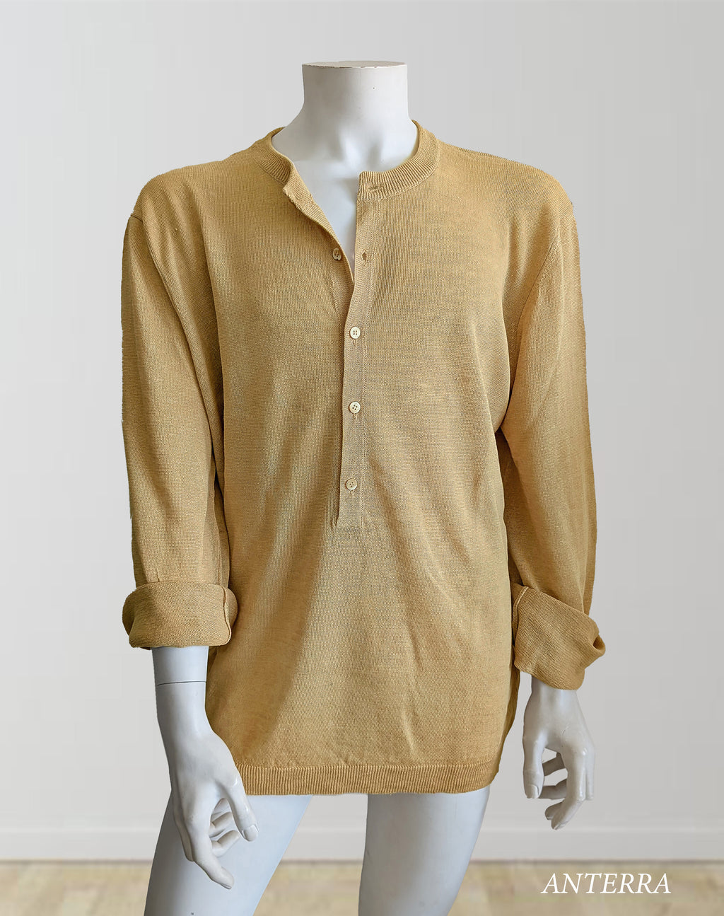 Maglia in Canapa 100% – Collo Coreano