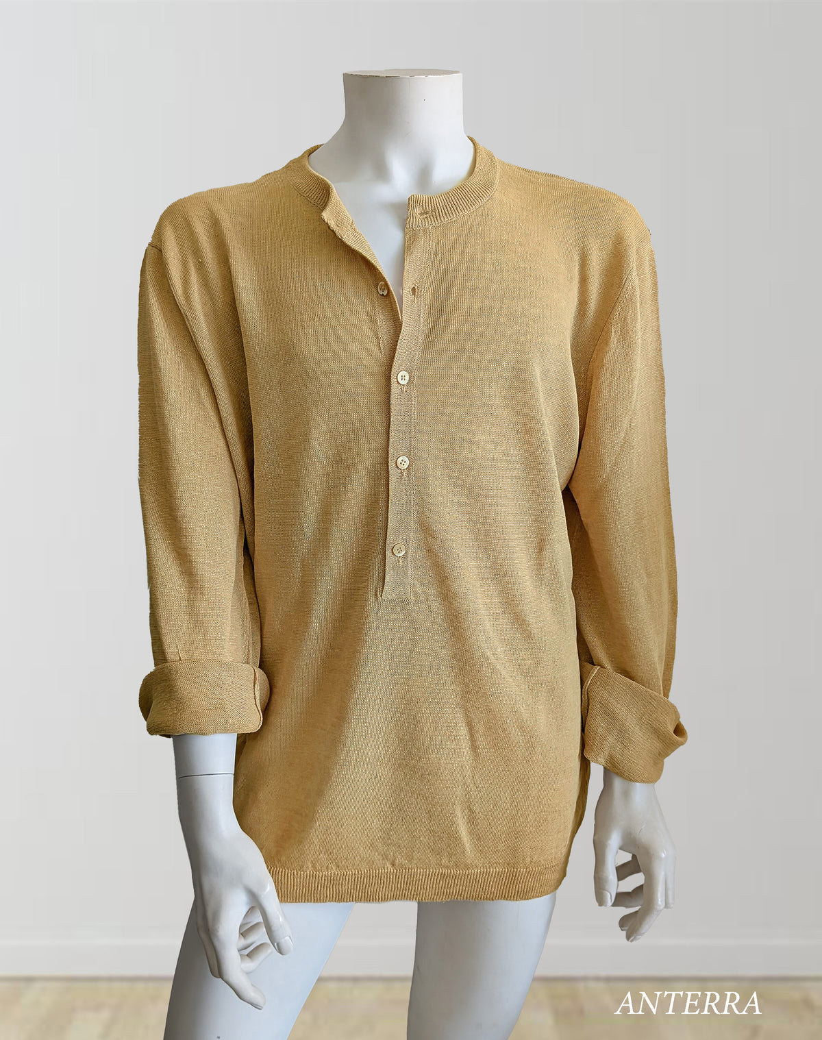 Maglia in Canapa 100% – Collo Coreano